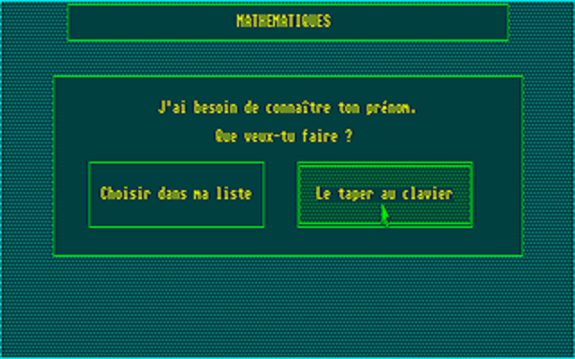 Calcul CE1 atari screenshot