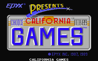 California Games atari screenshot