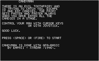 Candyman atari screenshot