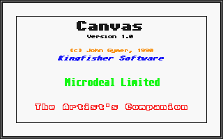 Canvas atari screenshot