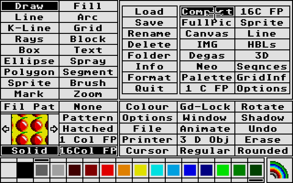 Canvas atari screenshot