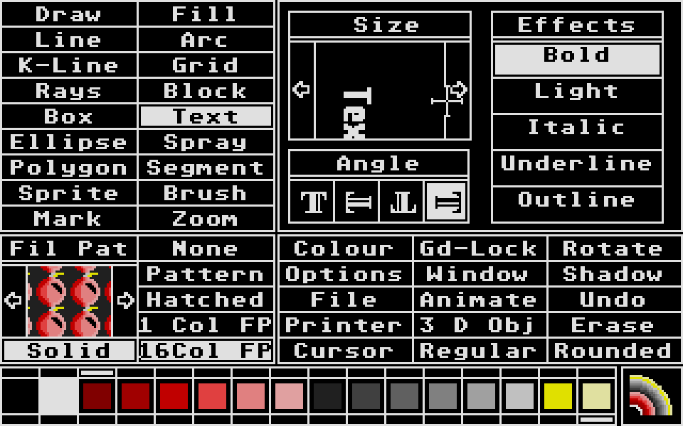 Canvas atari screenshot