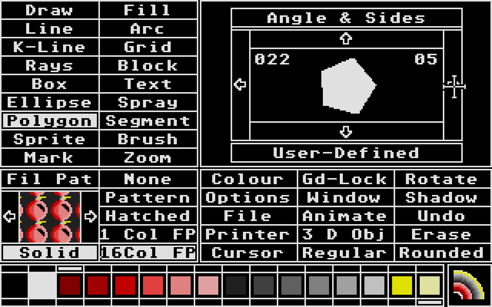Canvas atari screenshot