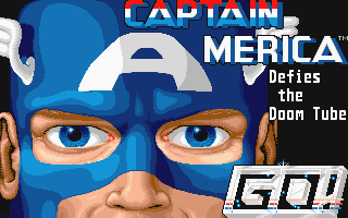 Captain America in The Doom Tube of Dr Megalomann