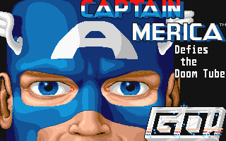 Captain America in The Doom Tube of Dr Megalomann atari screenshot