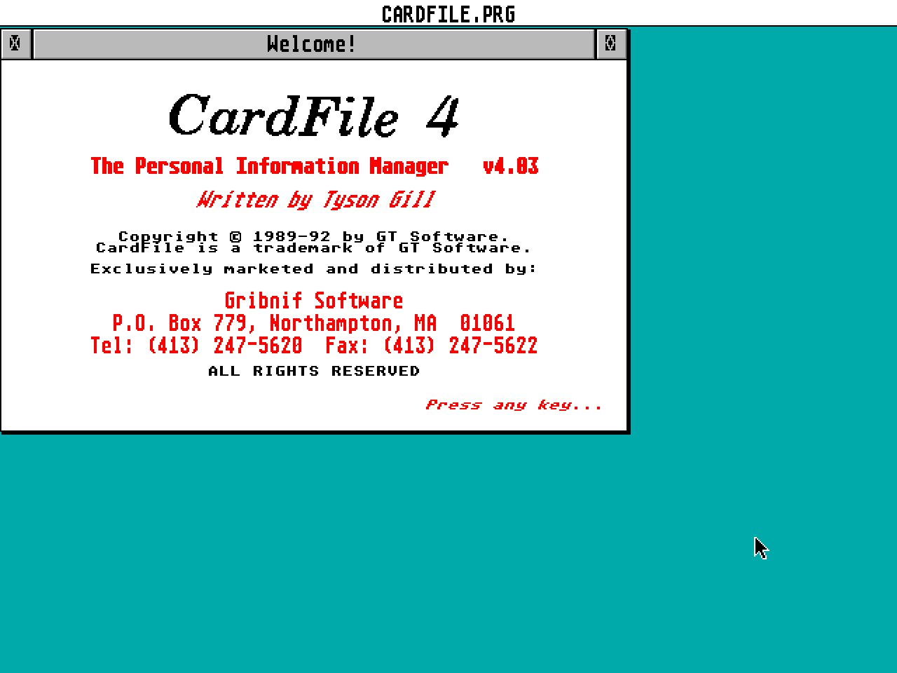 CardFile 4 — screenshot 1