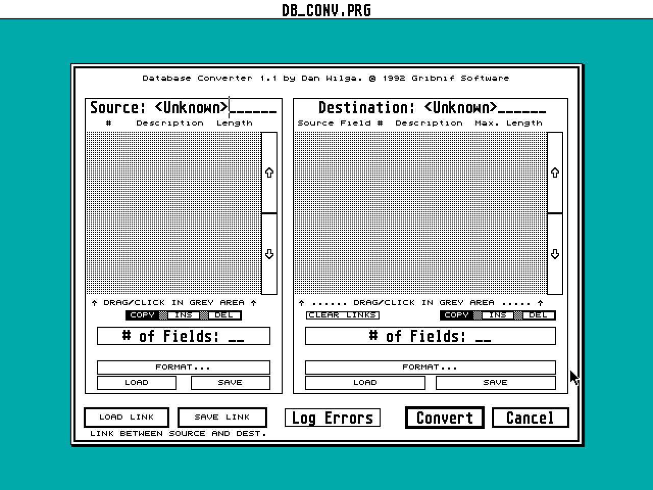 CardFile 4 atari screenshot