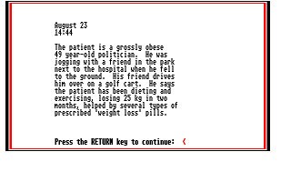 Cardiac Arrest! atari screenshot