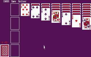 Cards atari screenshot