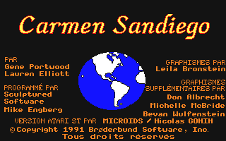 Poursuite de Carmen Sandiego (A la)