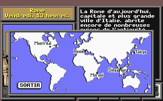 Poursuite de Carmen Sandiego (A la) atari screenshot