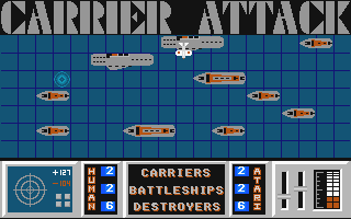 Carrier Attack atari screenshot