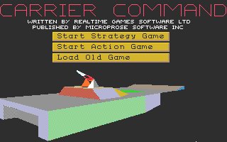 Carrier Command atari screenshot