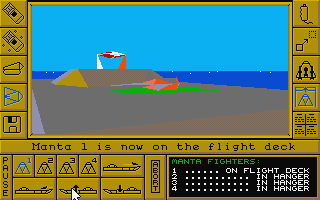 Carrier Command atari screenshot