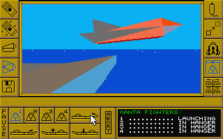 Carrier Command atari screenshot