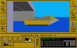 Carrier Command atari screenshot