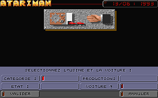 Cars atari screenshot
