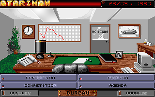 Cars atari screenshot