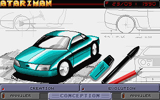 Cars atari screenshot