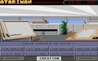 Cars atari screenshot