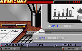 Cars atari screenshot