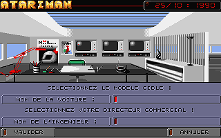 Cars atari screenshot