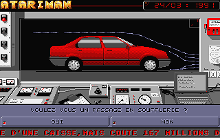 Cars atari screenshot