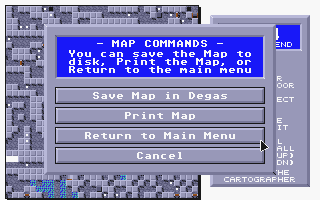 Cartographer (The) atari screenshot