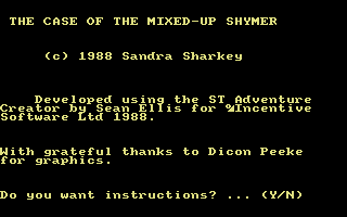 Case of the Mixed-Up Shymer (The) — screenshot 1