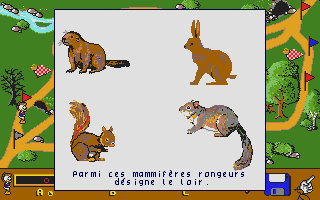 Castors Juniors dans la Forêt (Les) atari screenshot