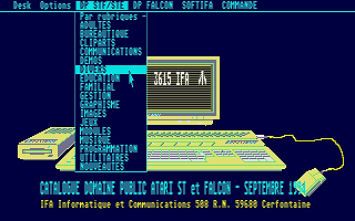 Catalogue Domaine Public IFA atari screenshot