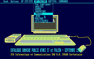 Catalogue Domaine Public IFA atari screenshot