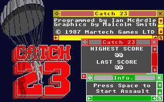 Catch 23 atari screenshot