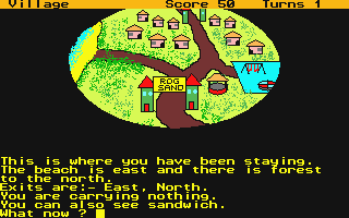 Cave Maze atari screenshot