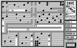 Cave Miner atari screenshot