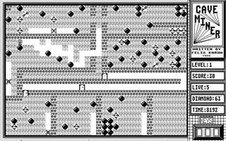 Cave Miner atari screenshot