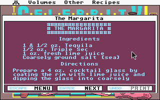 Celebrity Cookbook Vol. 1 atari screenshot