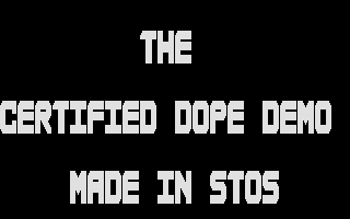 Certified Dope Demo atari screenshot