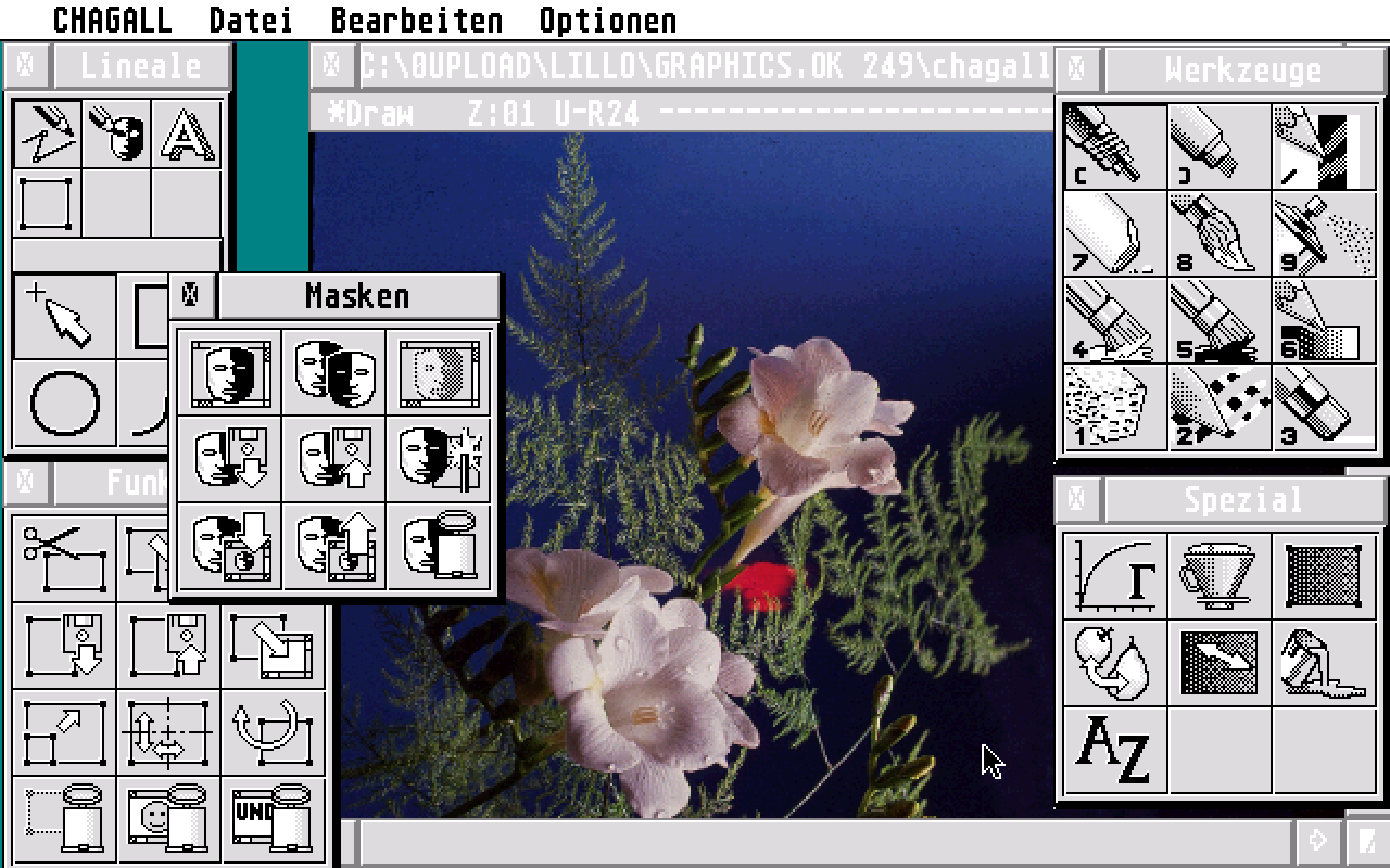 Chagall atari screenshot