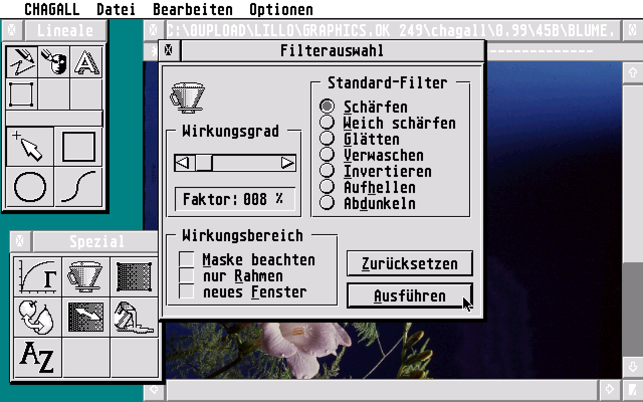 Chagall atari screenshot