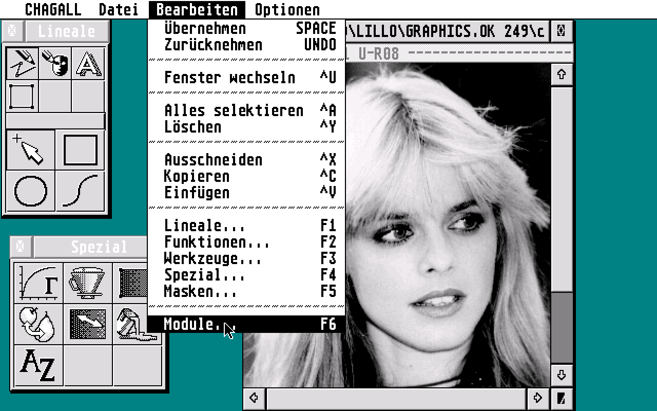 Chagall atari screenshot