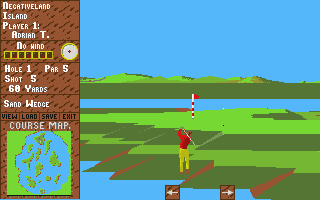 Challenge Golf atari screenshot