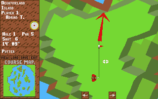 Challenge Golf atari screenshot