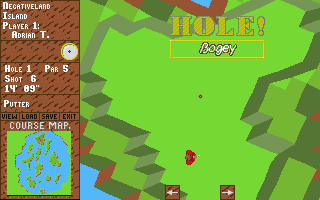 Challenge Golf atari screenshot