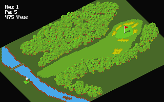 Challenge Golf atari screenshot