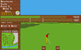 Challenge Golf atari screenshot
