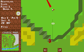 Challenge Golf atari screenshot