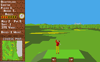Challenge Golf atari screenshot