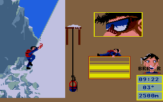 Chamonix Challenge atari screenshot