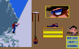 Chamonix Challenge atari screenshot